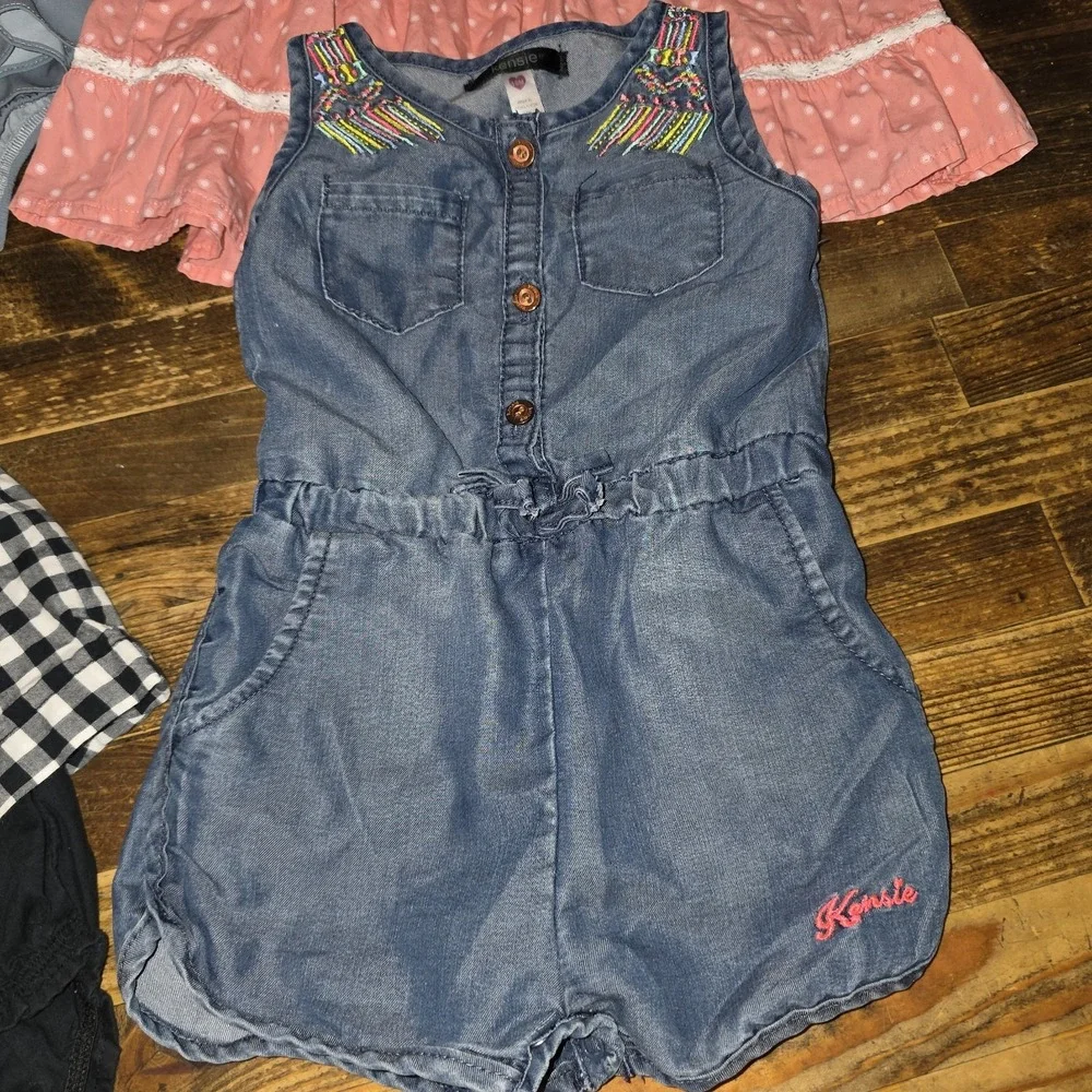 Baby Girl Size 18 Mo Lot Of 5 Rompers Jumpers Bubbles Dress Comfy Bundle